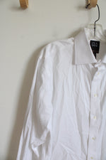 Jos. A. Bank Traveler Tailored Fit White Button Down Shirt | 16.5 33