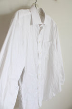 Jos. A. Bank Traveler Tailored Fit White Button Down Shirt | 16.5 33