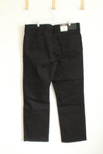 NEW Chaps Black Relaxed Fit Straight Leg Jeans | 38X32