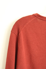 Lands' End Rust V-neck Pullover Sweater | M