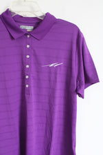 NEW Callaway Opti-Dri Manheim Auto Auction Purple Tee | XL