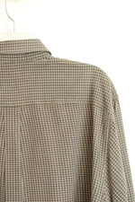 Dockers Olive Plaid Long Sleeve Button Down Shirt | L