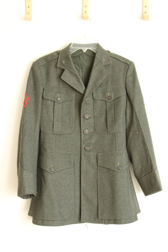 Vintage USMC Marine Corps Wool Jacket | S