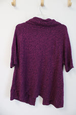 Fashion Bug Purple Pink Cardigan Sweater | 1X