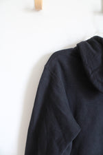 Port And Company Black American Flag Hockey Hoodie | M