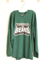 Harrow Hershey Jr. Bears Green AHL Hockey Jersey | XL