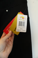 NEW Cathy Daniels Black Straight Leg Stretch Waistband Pants | S