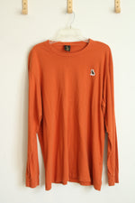 Octobers Very Own Orange Drake Owl Long Sleeve Shirt | XXL