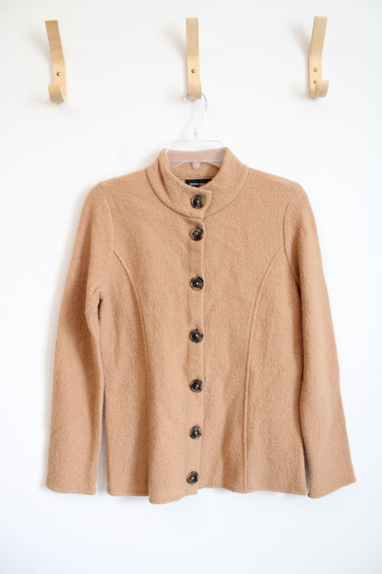 NEW Jones New York Camel Tan Wool Jacket | XXS
