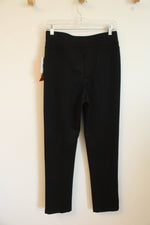 NEW Cathy Daniels Black Straight Leg Stretch Waistband Pants | S