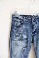 LR Scoop Distressed Paint Splatter Jeans | Youth 18
