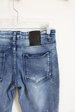 LR Scoop Distressed Paint Splatter Jeans | Youth 18