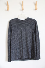 Under Armour Fitted Gray Heathered Long Sleeved Shirt | XL