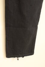 NEW American Eagle Faded Black Comfort Stretch Waistband Mom Straight Jeans | 6