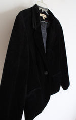 Motto Black Velvet Blazer | 10