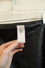 NEW Old Navy Faux Leather Mini Wrap Skirt | XL