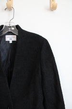 NEW Carine Roitfeld Black Soft Wool Jacket | XS