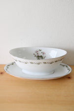 Flair Fine China Japan Irene 4149 Gravy Boat Dish