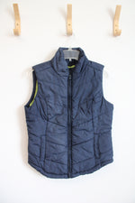 Aeropostale Blue Puffer Vest | S