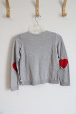 Kate Spade Lol Glasses Gray Sweater | Youth 10