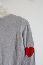 Kate Spade Lol Glasses Gray Sweater | Youth 10
