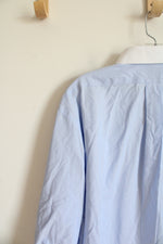 Brooks Brothers Regent Light Blue & White Button Down Shirt | 16.5 34