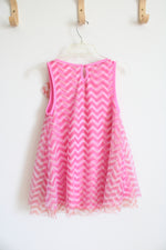Forever Me Pink Chevron Dress | Youth 10