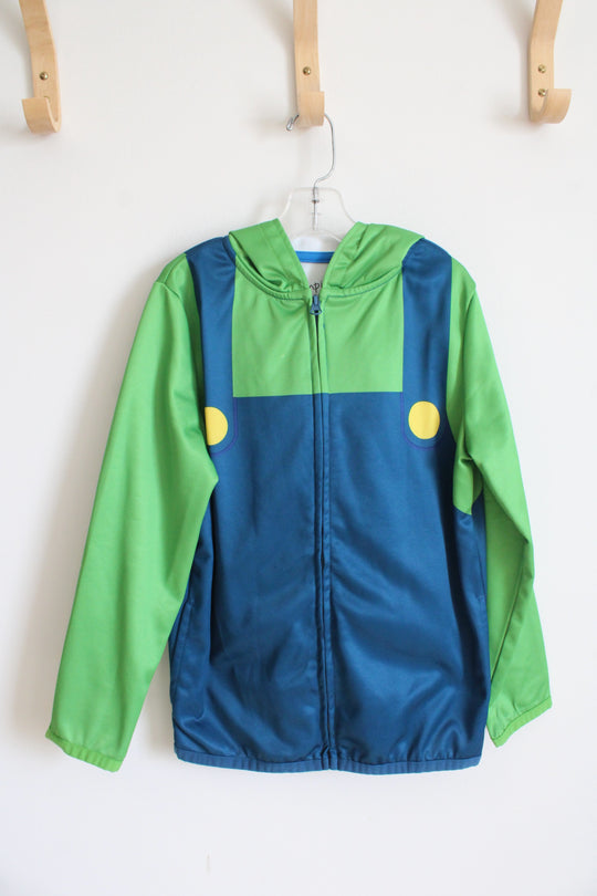 Jumping Beans Super Mario Luigi Hooded Jacket | Youth 7