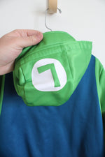 Jumping Beans Super Mario Luigi Hooded Jacket | Youth 7