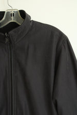 Ms Cambridge Vintage Black Fleece Lined Reversible Jacket | S