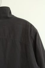 Ms Cambridge Vintage Black Fleece Lined Reversible Jacket | S