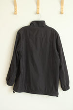 Ms Cambridge Vintage Black Fleece Lined Reversible Jacket | S
