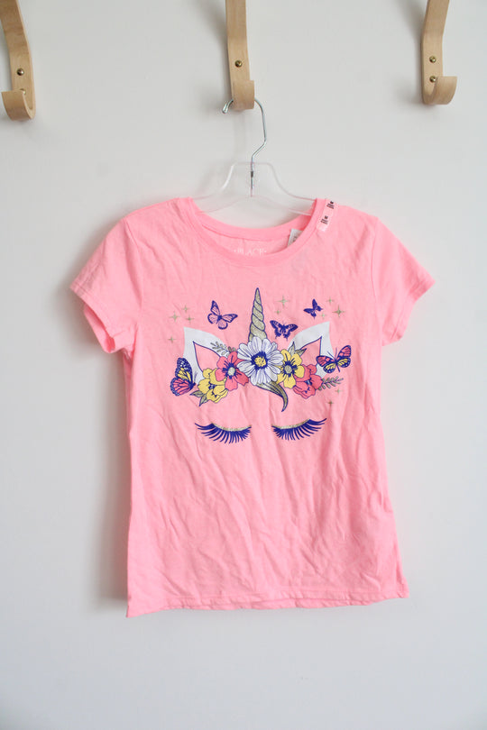 NEW Children's Place Pink Unicorn Shirt | Youth M (7/8)