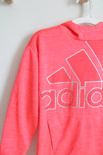 Adidas Hot Pink Logo Hoodie | Youth M (10/12)