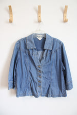 Christopher & Banks Denim Jacket | L Petite