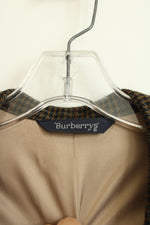 Burberry Brown Houndstooth Wool Blazer | 46