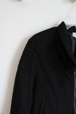 BKE Black Faux Suede Jacket | M
