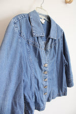 Christopher & Banks Denim Jacket | L Petite