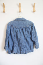Christopher & Banks Denim Jacket | L Petite