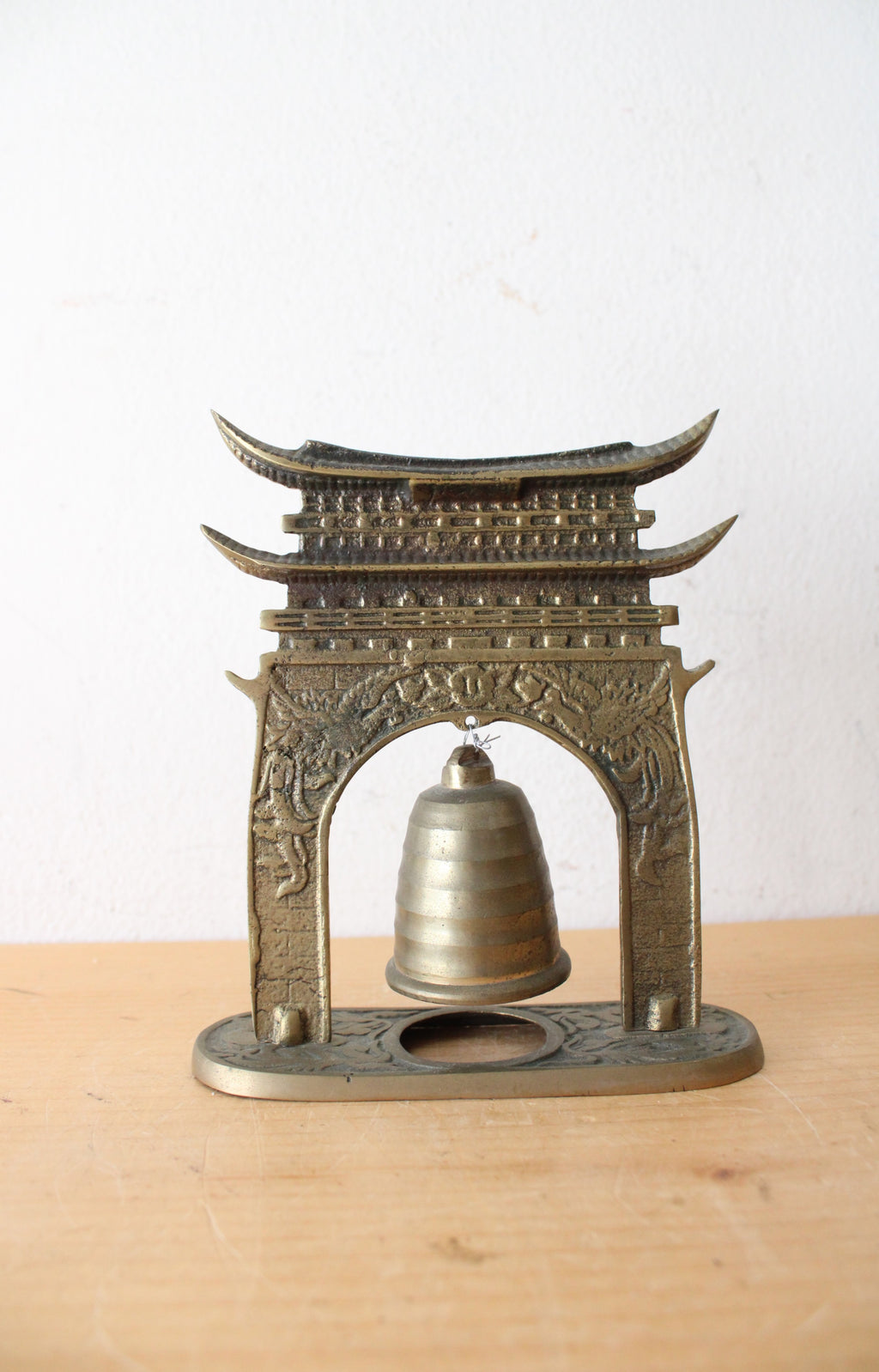 Vintage Brass Pagoda Bell