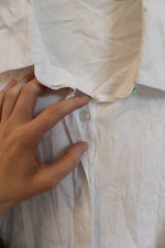 NEW Coldwater Creek White Long Sleeve Button-Down Collared Shirt | L