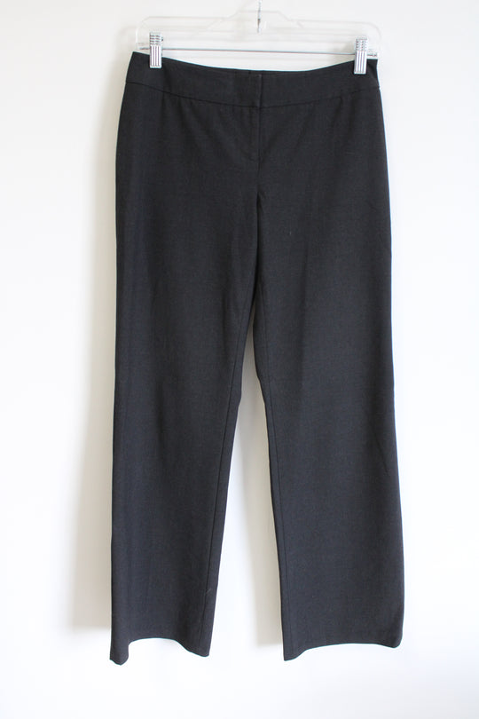 Halogen Taylor Fit Gray Straight Leg Trouser Pant | 2 Petite