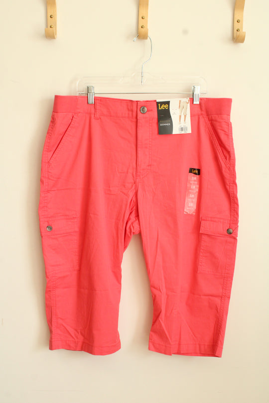 NEW Lee Coral Skimmer Cargo Capris | 18