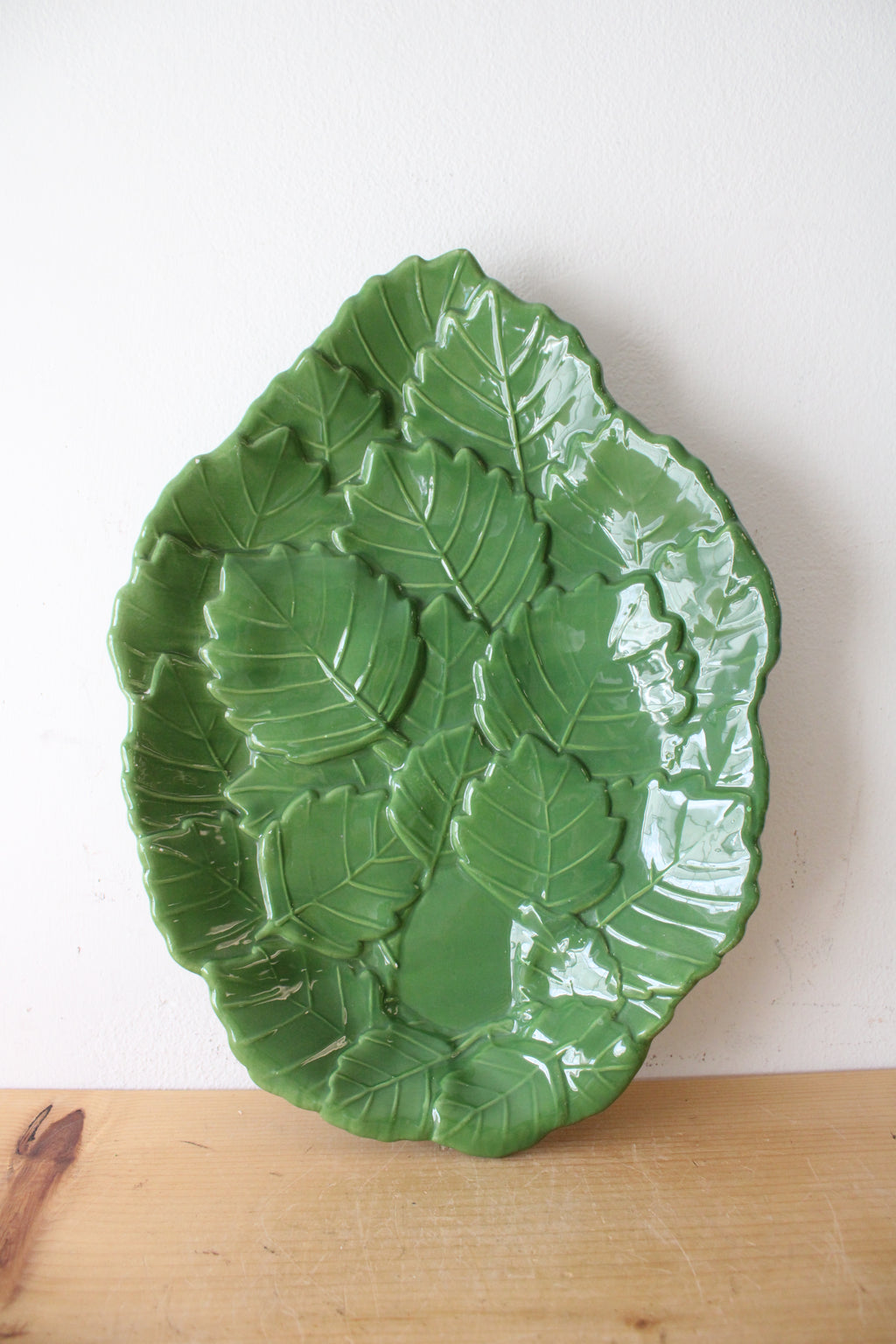Block Ceramics Green Leaf Platter