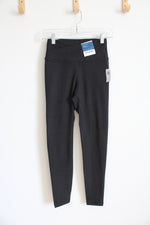 NEW Old Navy CloudComfy Extra High Rise 7/8 Ankle Black Leggings | XS