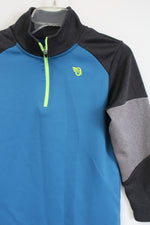 Osh Kosh B'Gosh Blue Gray 1/4 Zip Sweatshirt | 8