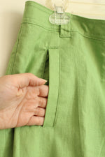 NEW Christopher & Banks Lime Green Linen Pants | 12
