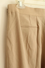 NEW Elie Tahari Tan Wide Leg Odette Pant | 10