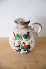 Vintage Goebel German Boy & Girl Ceramic Decanter & Cup Set