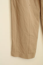 NEW Elie Tahari Tan Wide Leg Odette Pant | 10